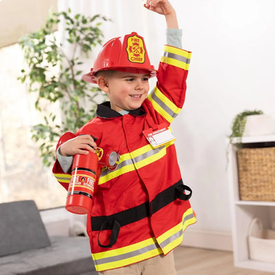 Disfraz Bombero Melissa & Doug para Niños (3-5 Años) - Tekeno