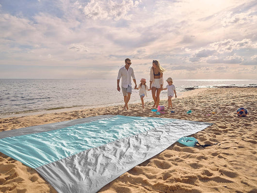 Manta de playa wekapo: tu oasis sin arena, extragrande y ultracompacto - Tekeno