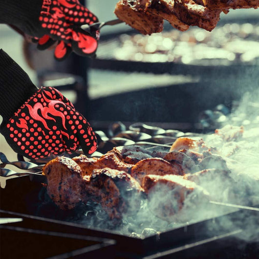 Guantes Largos Comsmart: Protección Extrema y Agarre Seguro para tu Barbacoa - Tekeno