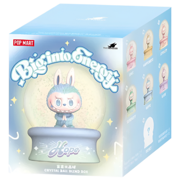[Em estoque] POPMART Labubu Big into Energy Series Crystal Ball Series Figures (LACRADO)