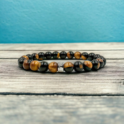 Cascade Steelroot Bracelet - Ebony and Steel