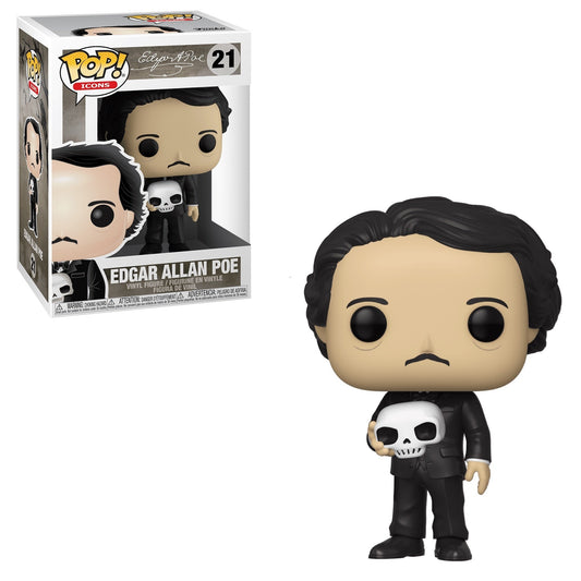 Pop! Icons: Edgar Allan Poe with Skull