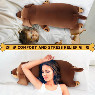 Peluche Gigante de Perro Salchicha: Tu Compañero Ideal para Dormir - Tekeno