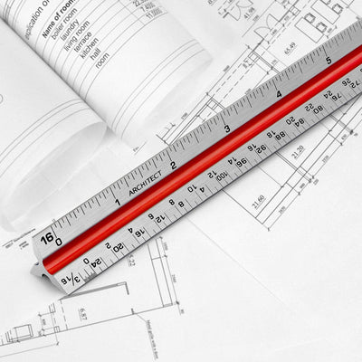 Escalímetro de 12 Pulgadas Hutou: Precisión Profesional para tus Diseños - Tekeno