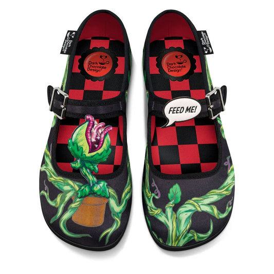 Chocolaticas® Feed Me Women's Mary Jane Flat - Tekeno