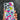 Vista lateral de la funda Crazyarte para iPhone "Girl Power", mostrando los recortes precisos para un fácil acceso a todos los puertos y botones.