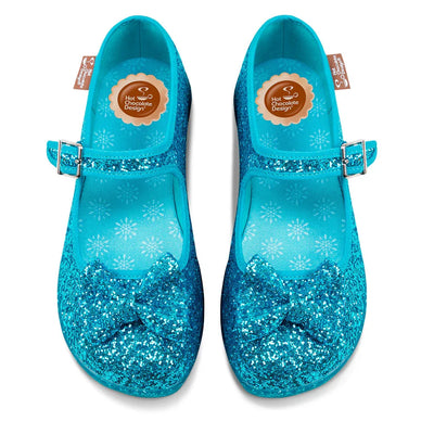Chocolaticas® Glitter Ice Women's Mary Jane Flat - Tekeno