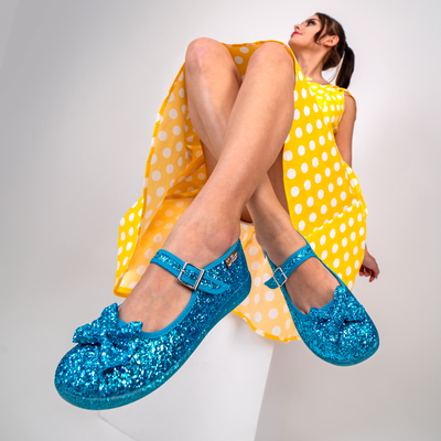 Bailarinas Mary Jane con Brillo Hielo para Mujer