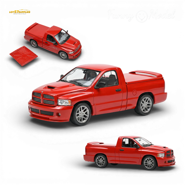 (Pré-venda) Funny Model Dodge RAM SRT-10 Flame Red 1:64