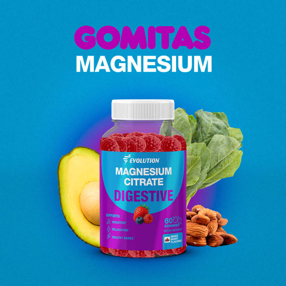 Gomitas de citrato de magnesio soporte digestivo