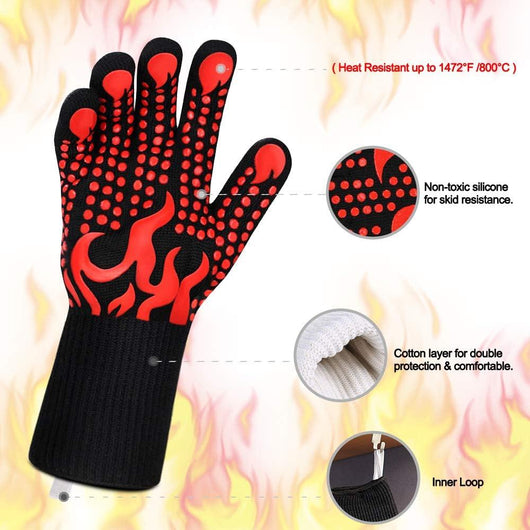 Guantes Largos Comsmart: Protección Extrema y Agarre Seguro para tu Barbacoa - Tekeno