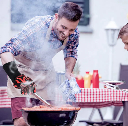 Guantes Largos Comsmart: Protección Extrema y Agarre Seguro para tu Barbacoa - Tekeno