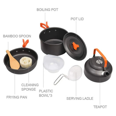 Juego de Vajilla Plegable para Camping y Picnic - Image 16