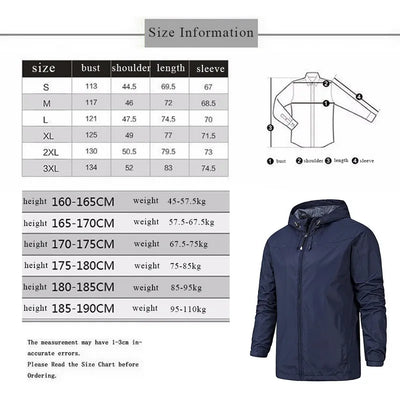 Chaqueta de Montaña Impermeable y Cortavientos para Hombre - Todas las Estaciones - Image 13