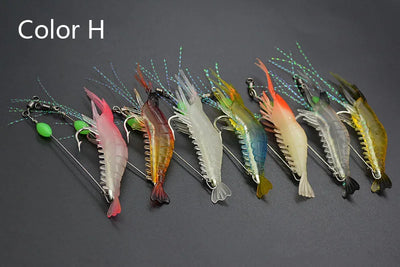 Señuelo Luminoso Biomimético Camarón Artificial para Pesca - Image 31