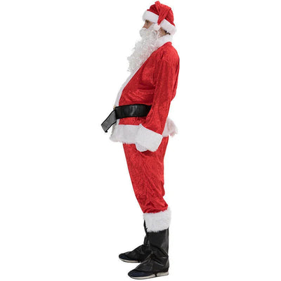 Disfraz de Papá Noel Plus Size para Adultos - Traje Navideño Completo Unisex - Image 12