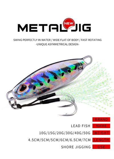 Señuelo Metálico Sumergible de Largo Alcance para Pesca - Image 15