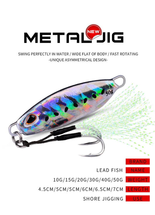 Señuelo Metálico Sumergible de Largo Alcance para Pesca - Image 15