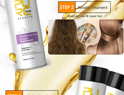 Tratamiento Queratina Brasileña - Champú Purificante Reparador - Image 23