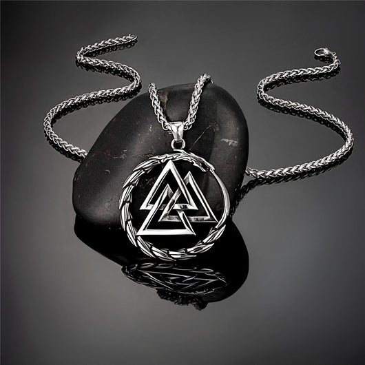 Collar Acero Inoxidable Vikingo Dragón Nórdico para Hombre - Image 18