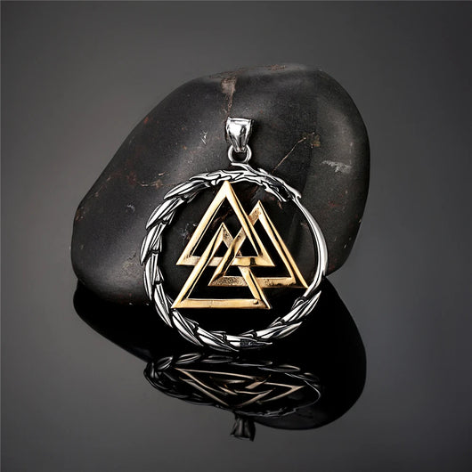 Collar Acero Inoxidable Vikingo Dragón Nórdico para Hombre - Image 16