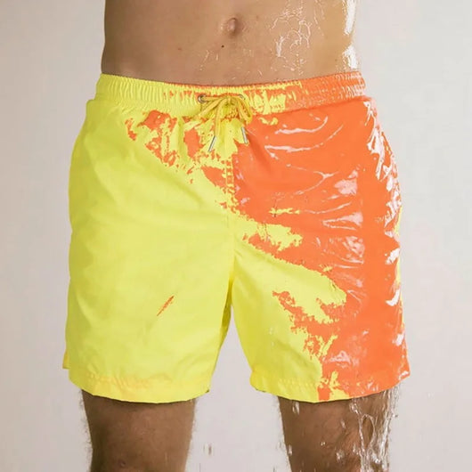 Shorts de Baño Termocromáticos para Hombre - Secado Rápido y Estilo Verano - Image 35