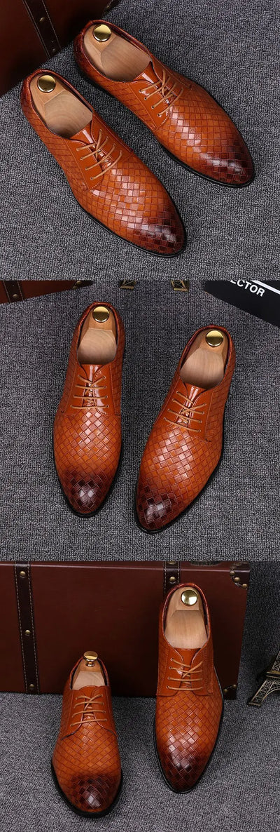 Zapatos Formales de Cuero para Hombre - Diseño Clásico y Elegante - Image 26