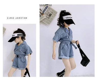 Chaqueta de Trabajo Infantil Estilo Coreano con Solapa Recta - Image 14