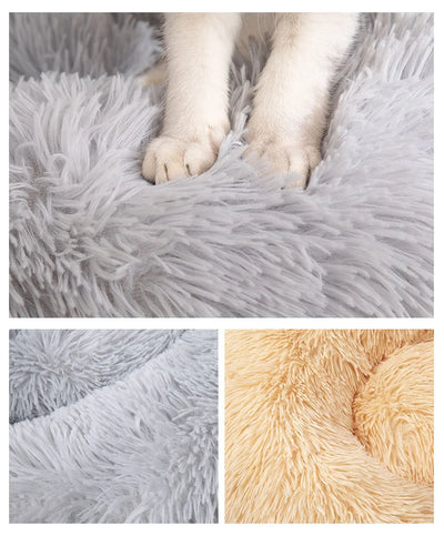 Cama Térmica Redonda de Felpa para Gatos - Invierno y Otoño - Image 31