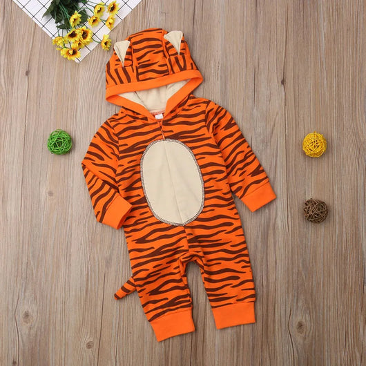 Pijama Enterizo con Capucha Estampado para Niños - Image 16