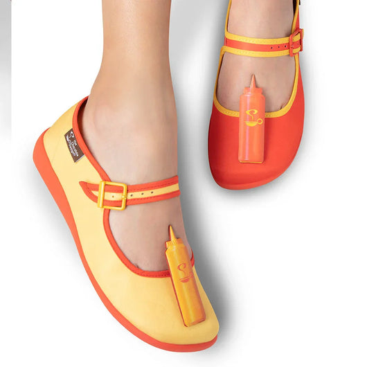 Chocolaticas® Hot Dog Women's Mary Jane Flat - Tekeno