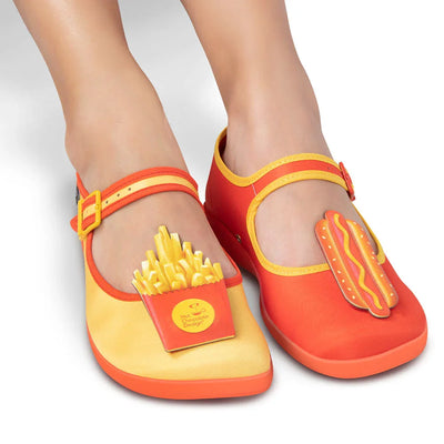 Chocolaticas® Hot Dog Women's Mary Jane Flat - Tekeno