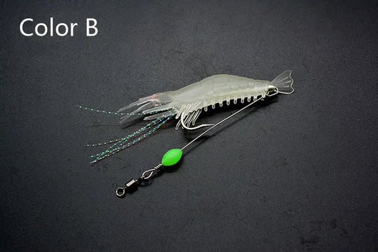 Señuelo Luminoso Biomimético Camarón Artificial para Pesca - Image 19