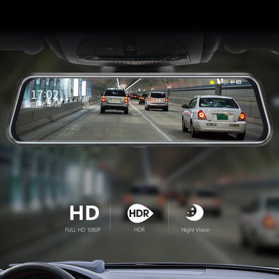 Espejo Retrovisor Grabador Dual 1080p HD con Cámara Frontal y Trasera - Image 20