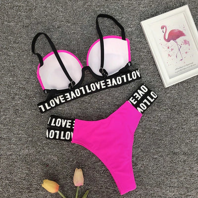 Bikini Estampado Leopardo Blanco - Image 31