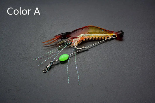 Señuelo Luminoso Biomimético Camarón Artificial para Pesca - Image 17