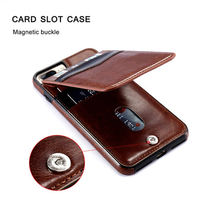 Funda Cartera de Cuero Retro Compatible con iPhone 8, 7, 6S, 6 Plus con Ranuras para Tarjetas - Image 13
