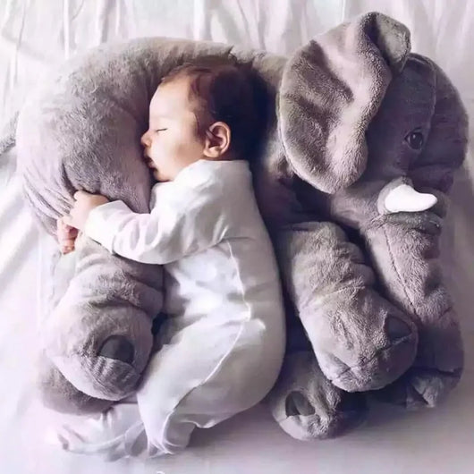 Pink 60cm and yellow 40cm elephant plush dolls, soft comfort pillows for babies and kids. - Image 107