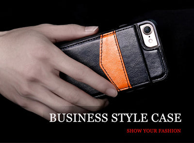 Funda Cartera de Cuero Retro Compatible con iPhone 8, 7, 6S, 6 Plus con Ranuras para Tarjetas - Image 10