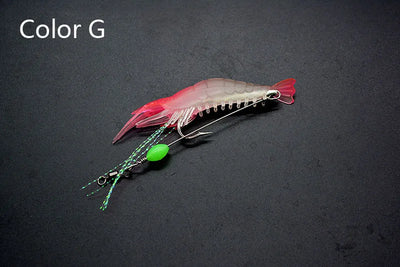 Señuelo Luminoso Biomimético Camarón Artificial para Pesca - Image 29