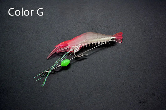 Señuelo Luminoso Biomimético Camarón Artificial para Pesca - Image 29