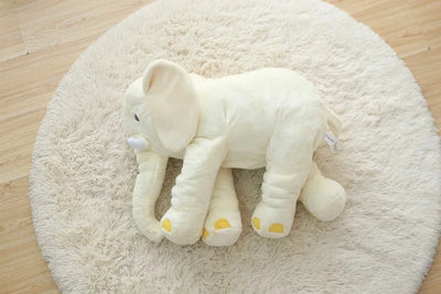 Pink 60cm and yellow 40cm elephant plush dolls, soft comfort pillows for babies and kids. - Image 103