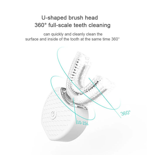 Cepillo Dental Eléctrico Inteligente en U con Carga USB - Image 40