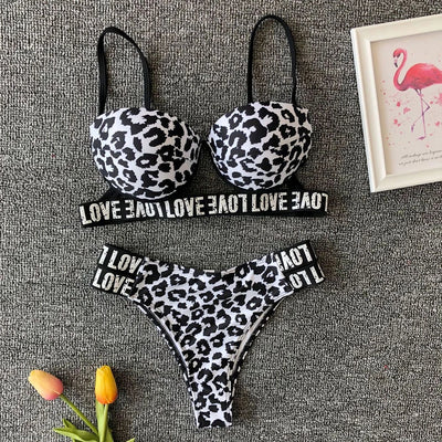 Bikini Estampado Leopardo Blanco - Image 12