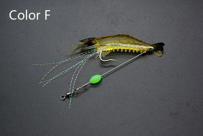 Señuelo Luminoso Biomimético Camarón Artificial para Pesca - Image 27