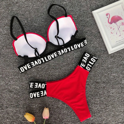 Bikini Estampado Leopardo Blanco - Image 19