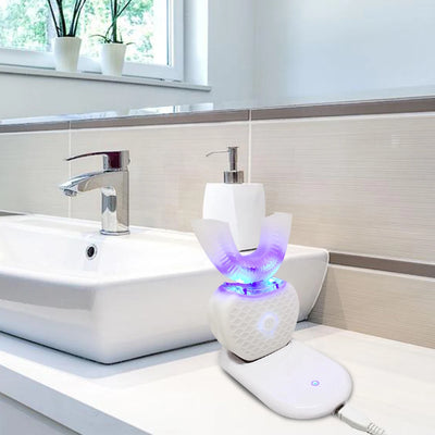 Cepillo Dental Eléctrico Inteligente en U con Carga USB - Image 36