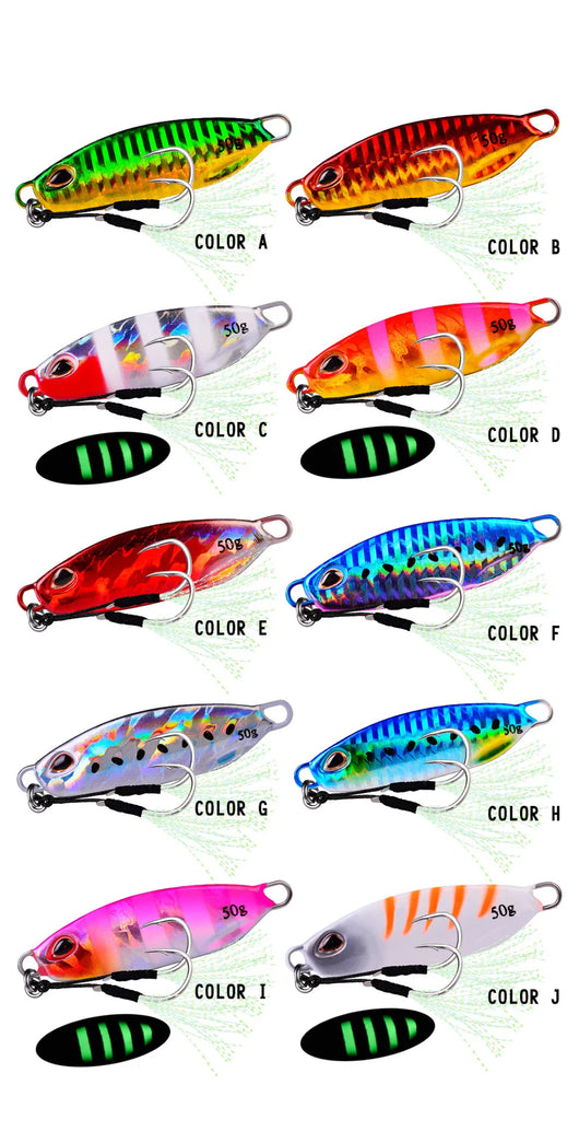Señuelo Metálico Sumergible de Largo Alcance para Pesca - Image 27