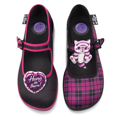 Hang In There Women's Flat Mary Jane Shoes