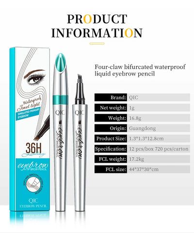 Lápiz de Cejas de Cuatro Puntas - Precisión Profesional - Image 11